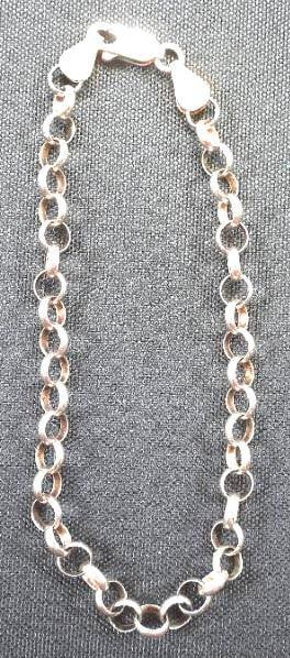 Milor ITALY Sterling silver round link bracelet (1 of 4)