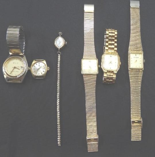 Lot of 6 vintage & designer watches: Tissot, Longines, Hallston more (1 of 10)