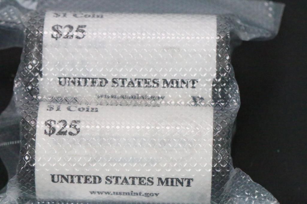 (2) Rolls 2015 Uncirculated US MINT $25 Dollar Coins (1 of 3)
