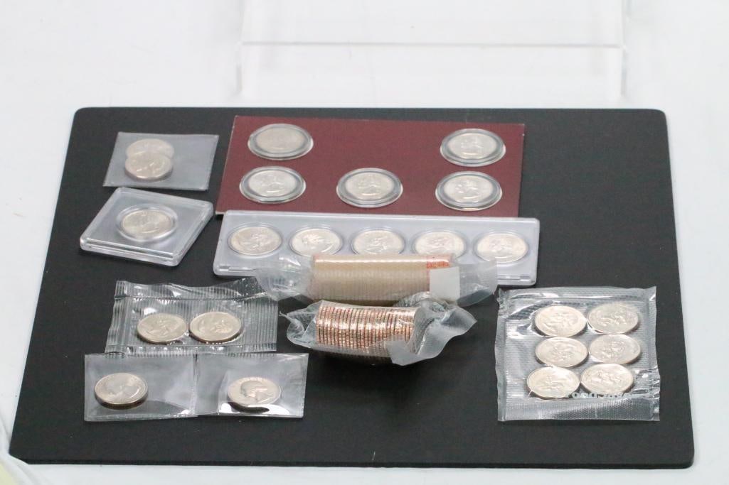 Lot of 89  States Quarters includes 2004 US MINT collection (1 of 9)