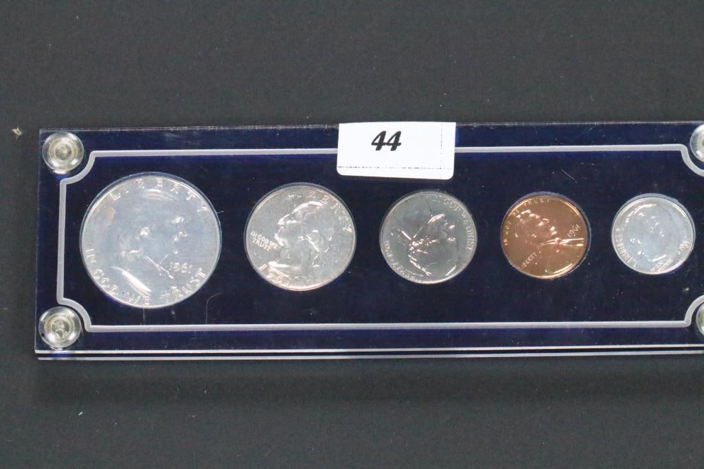 1961 Brilliant Uncirculated 5 Coin Set in Case (1 of 4)