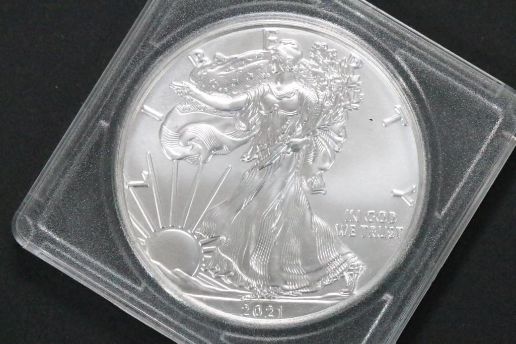 2021 Silver Eagle Uncirculated Plastic Case (1 of 3)