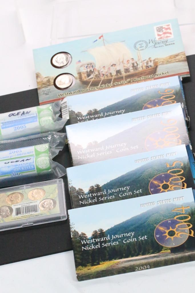 2004,  2005 and 2006 Uncirculated Westward Journey Nickels US MINT (1 of 9)