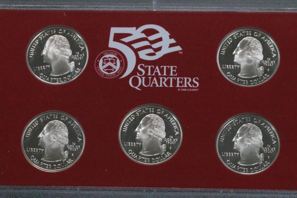 (3) US MINT 50 States Quarters SILVER PROOF SETS 2004, 2005 & 2006 (1 of 6)