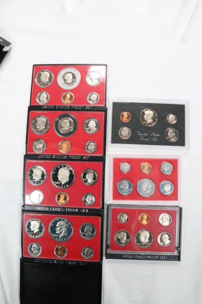 (7 )United States Proof Sets 1977, 1978, (2) 1979, 1980, 1981 & 1983 (1 of 10)