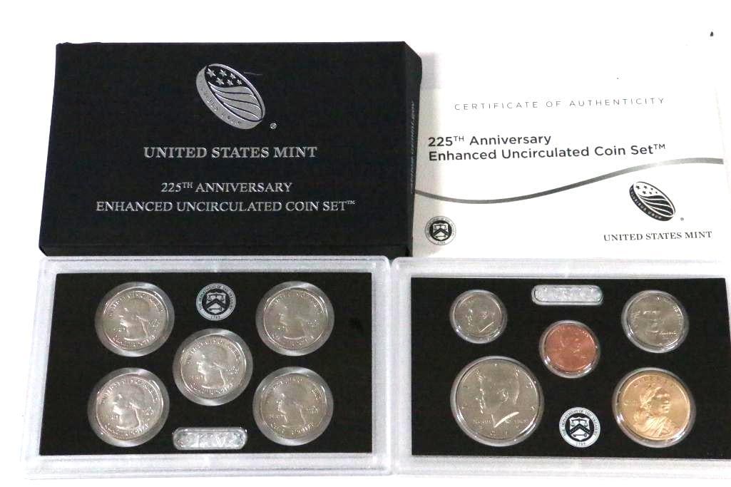 2017 S United States Mint 225 the Anniversary Enhanced Uncirculated Coin Set (1 of 5)