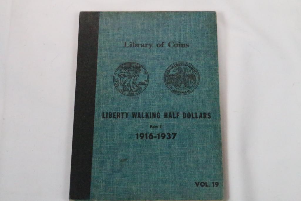 Library of coins Liberty Walking Silver Half Dollars 1916-1937 (1 of 11)