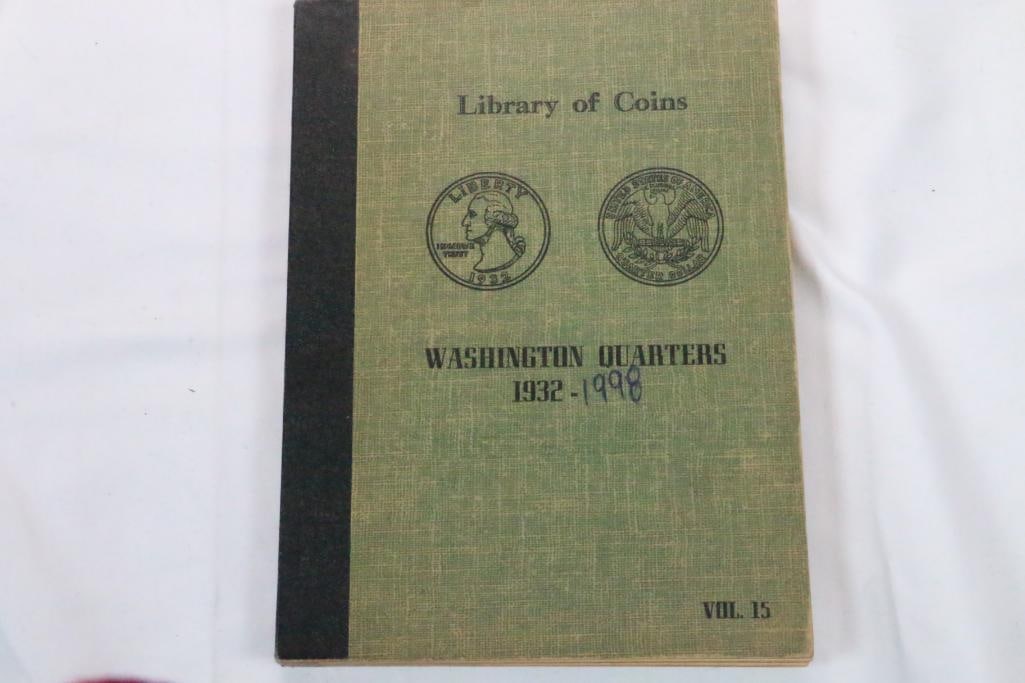 Library of coins Washington Silver Quarters 1932-1963 plus 1917 & 1927 Standing Liberty quarters (1 of 20)