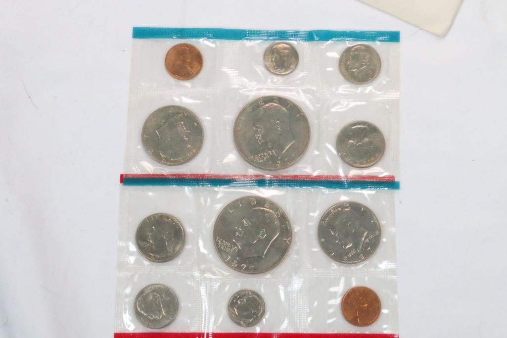 U.S. Mint 1977, 1978, 1979, 1980, 1981 Uncirculated Coins in original envelopes 60 coins (1 of 20)