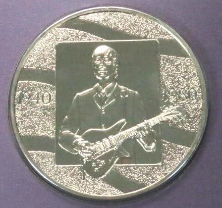 The Royal Mint JOHN LENNON commemorative Medal in original 45 R.P.M Decorative sleeve (1 of 7)