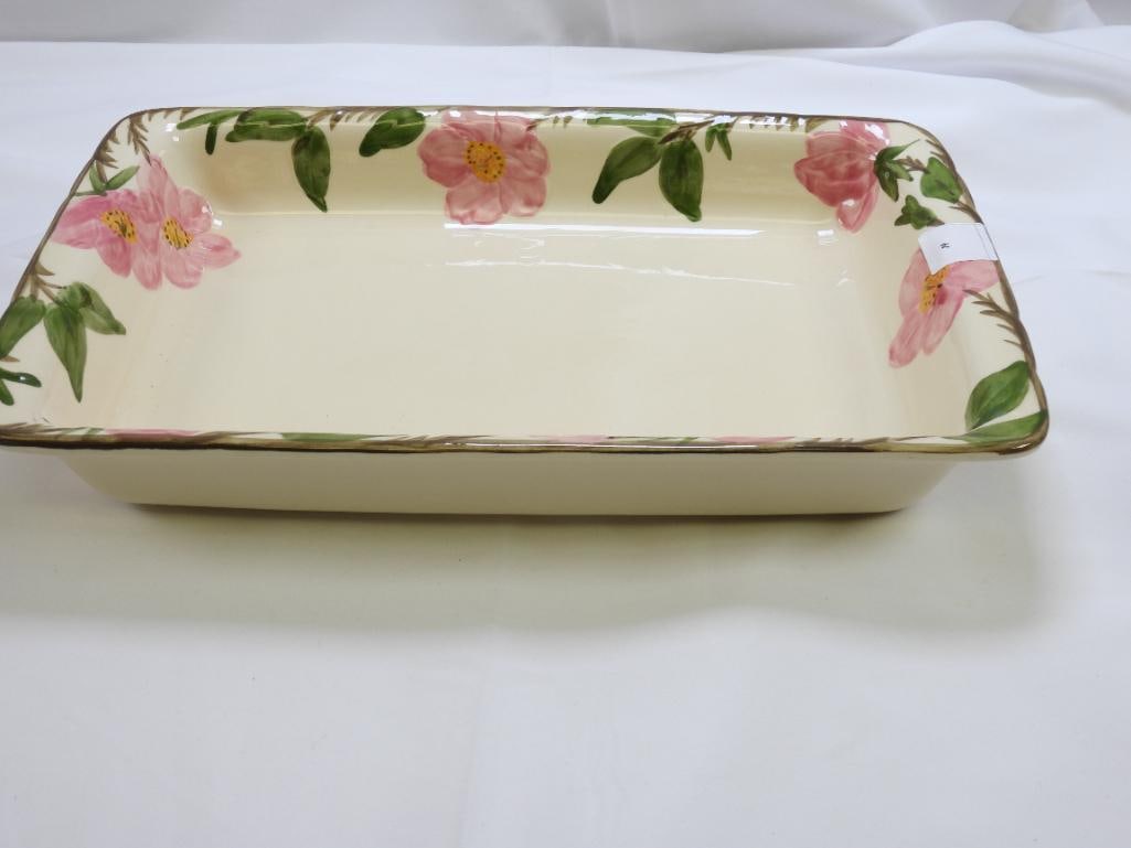 Vintage FRANCISCAN "Desert Rose" Stoneware Baking Dish (1 of 4)