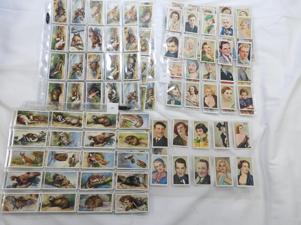 ANTIQUE LOT of Cigarette Cards Player and Gallagher (1 of 5)