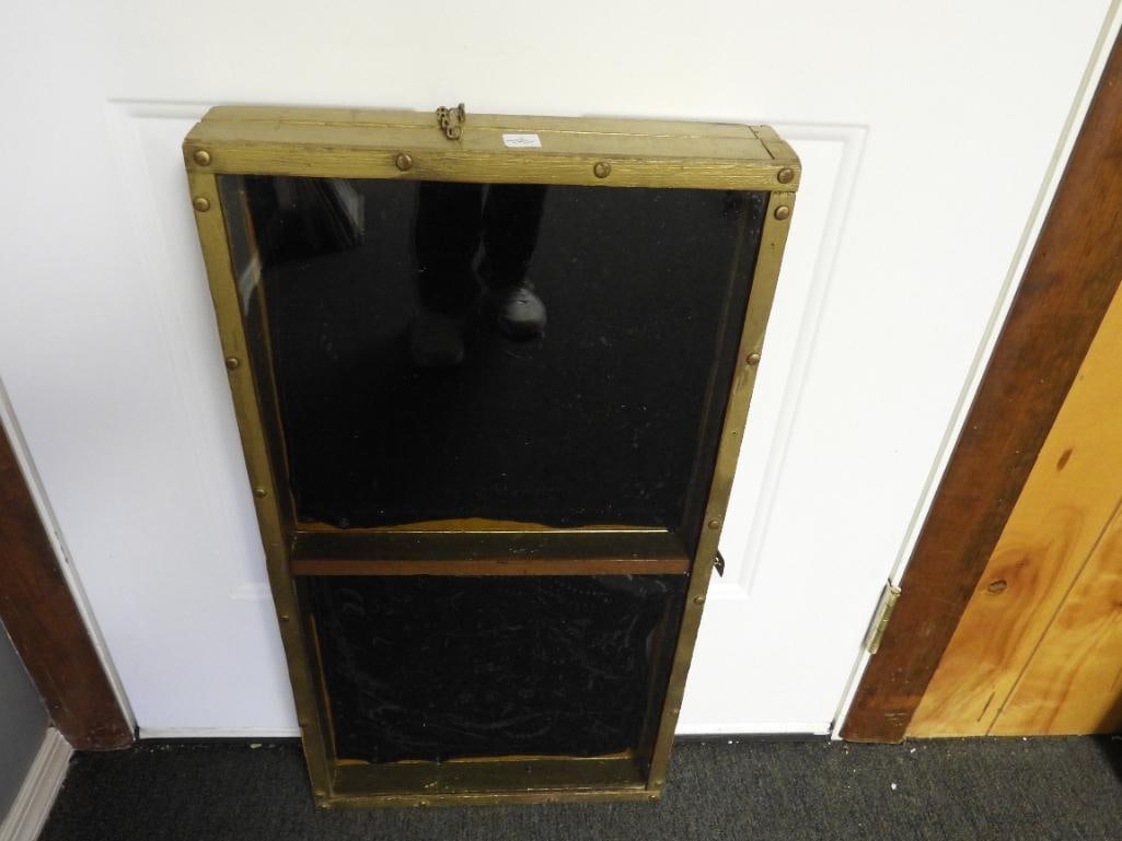 ANTIQUE Wood and Glass Display Case (1 of 3)