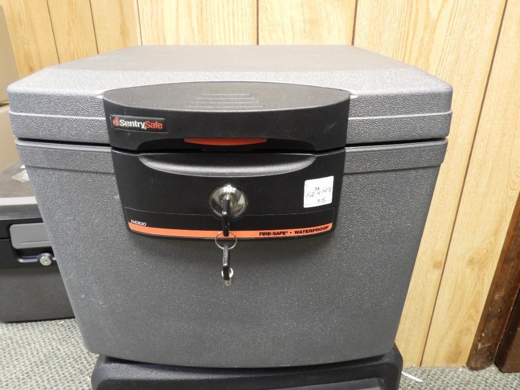 SENTRY H4300 Keyed Safe, Fire and Waterproof (1 of 2)