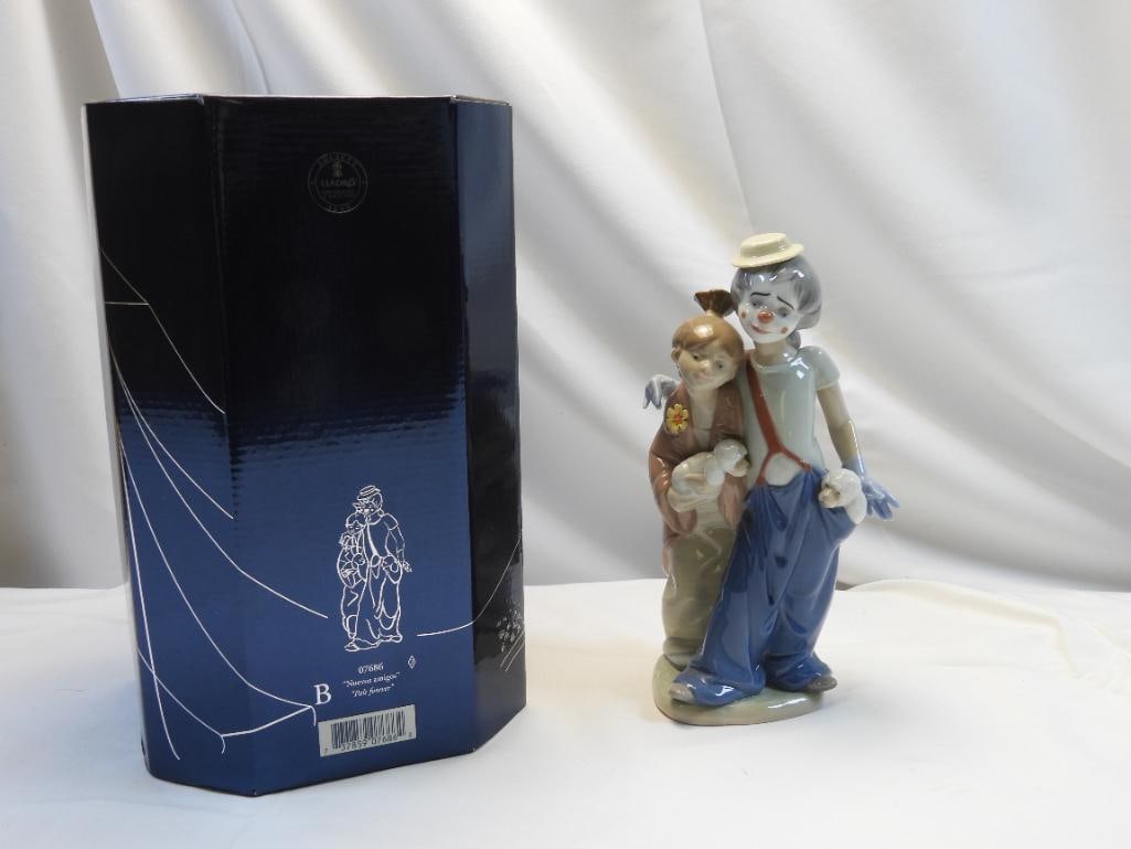 LLADRO Porcelain Figurine, "Pals Forever" , SIGNED, NUMBERED, BOXED (1 of 5)