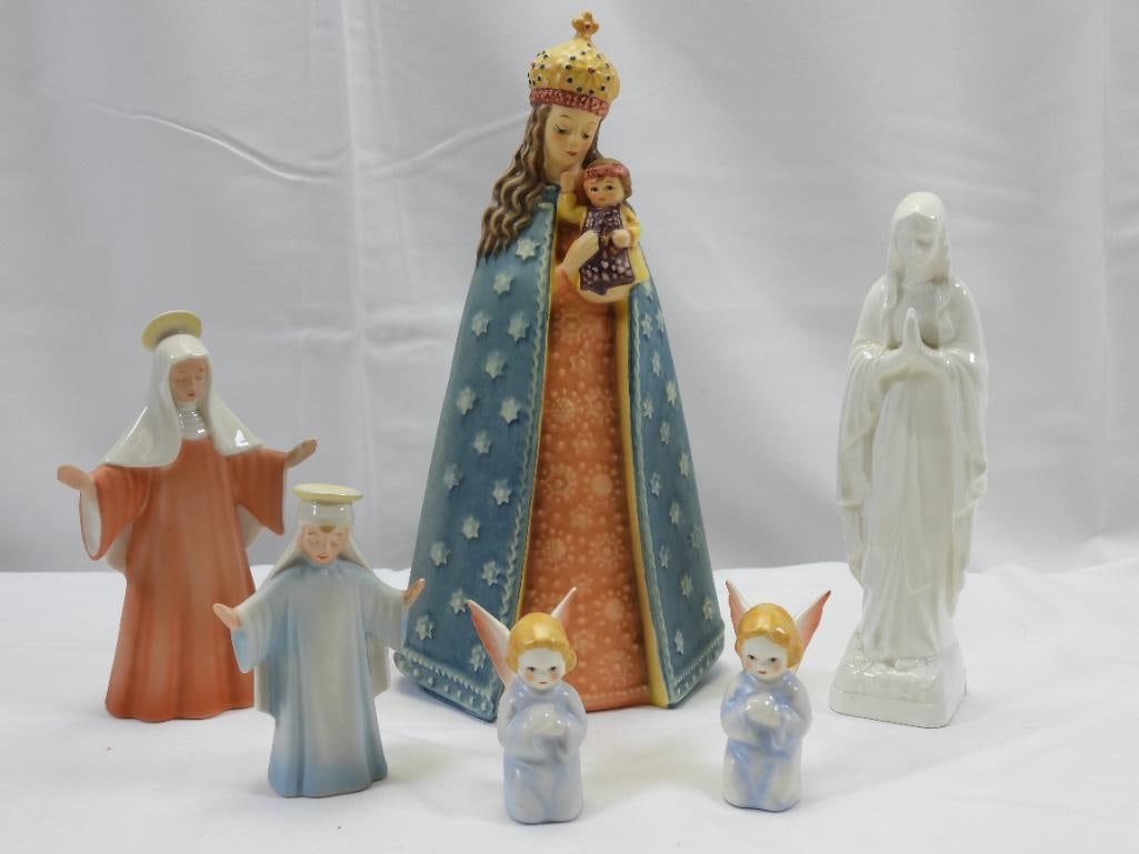 LOT OF 6 GOEBEL M.J. HUMMEL Porcelain Figurines (1 of 7)