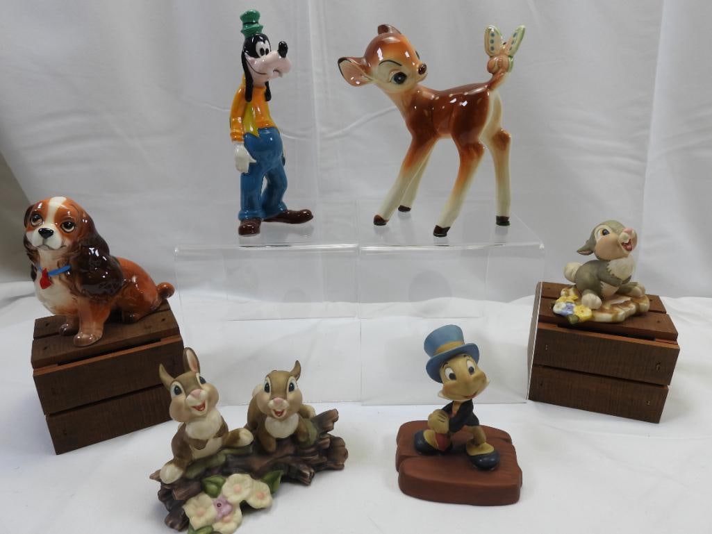 LOT OF WALT DISNEY Porcelain Collectable Figurines (1 of 7)