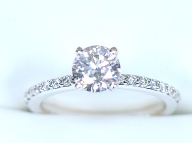 Brilliant Earth FLAWLESS 18kt White gold 1 carat Lab created Diamond Engagement ring