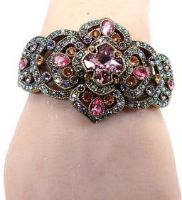 NEW HEIDI DAUS Crystal Cuff Bracelet