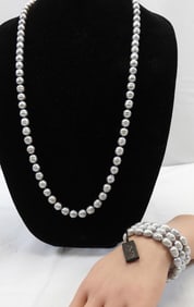 NEW Honora Cultured Freshwater Pearl Necklace and Bracelet SET