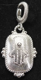 JUDITH RIPKA Sterling Silver Hamsa Charm or Pendant