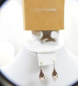 NEW MICHAEL DAWKINS Sterling Silver Earrings IN BOX