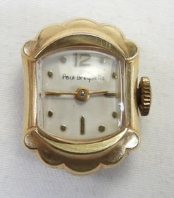 Antique Paul Brequette 14kt Gold Watch without band 7.1 grams