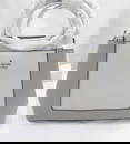 New Kate Spade White and gray leather satchel handbag