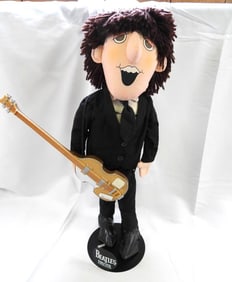 BEATLES FOREVER Paul McCartney APPLAUSE Soft Sculpted Doll and Stand, 1987