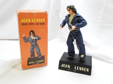 JOHN LENNON Solid State AM Figural Radio, BOXED