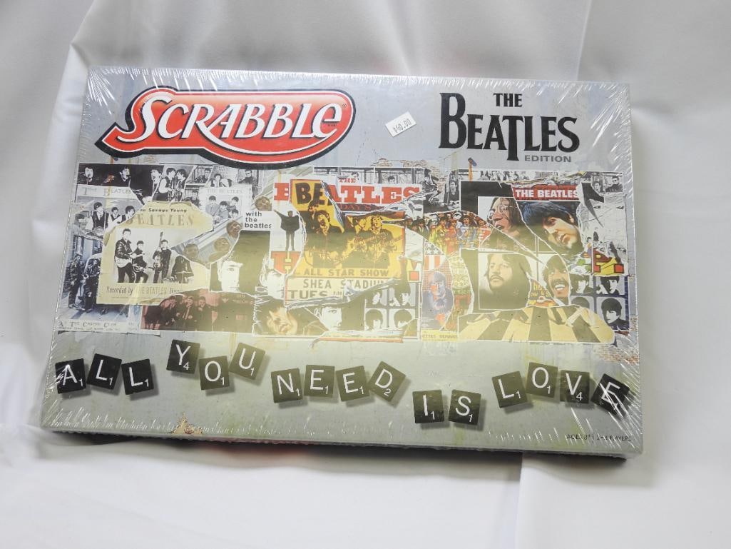 HASBRO BEATLES Scrabble Game, New in Box (1 of 3)