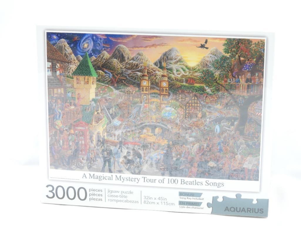 AQUARIUS BEATLES "Magical Mystery Tour" Puzzle, New in Box (1 of 2)