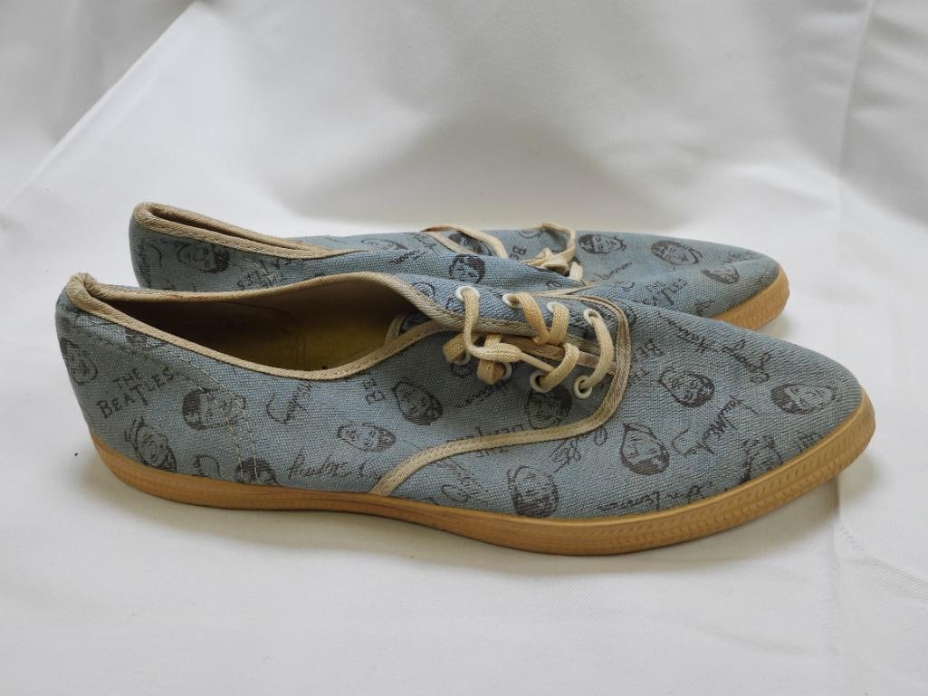 WING DINGS BEATLES  Women's Canvas Sneakers, VINTAGE, USED (1 of 4)