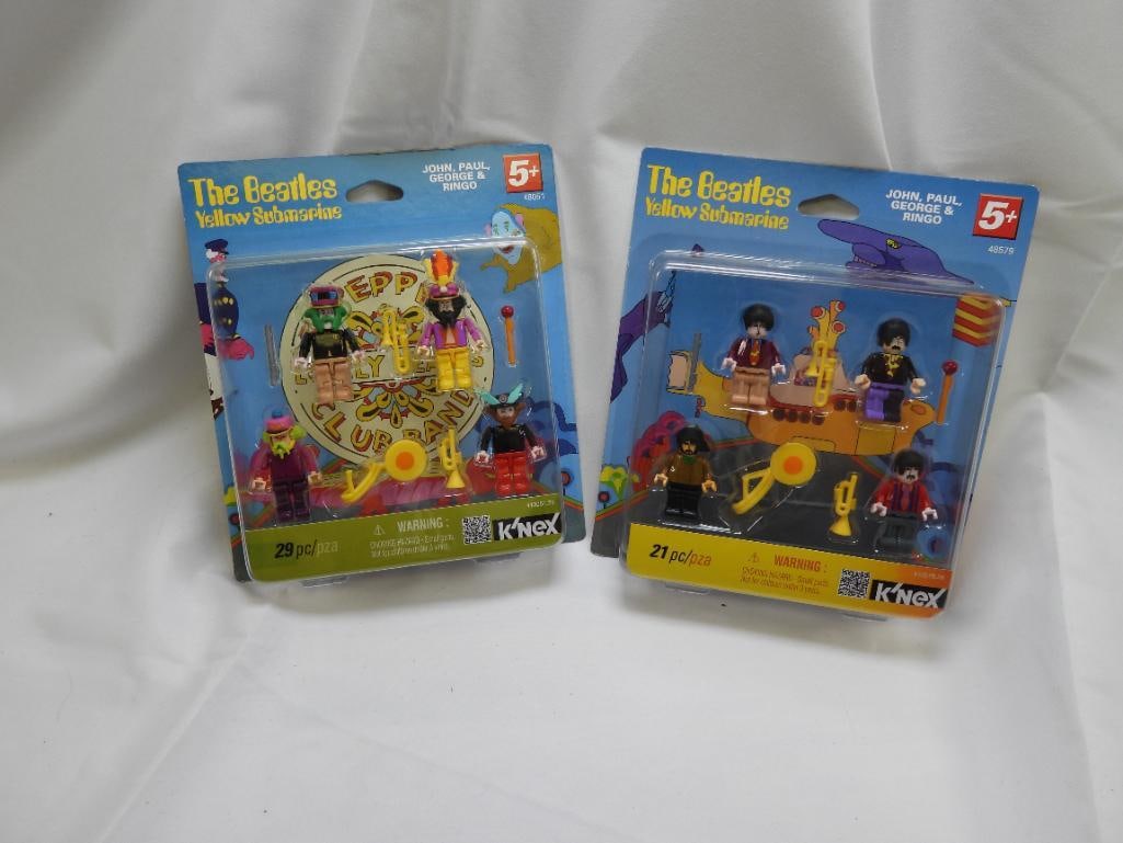 BEATLES Yellow Submarine K'NEX figurines, Model #s 48051 and 48579 (1 of 4)