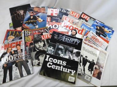 LOT OF BEATLES-Themed Magazines and Publications