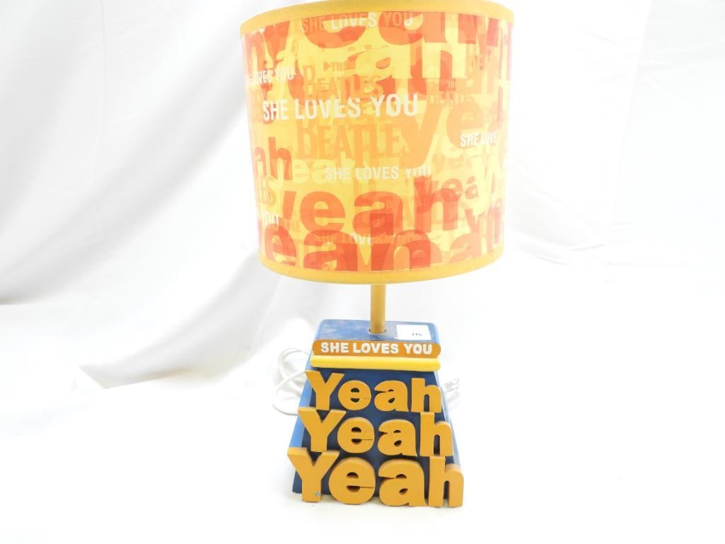 BEATLES "SHE LOVES YOU" Lamp by VANDOR, 2001 (1 of 3)