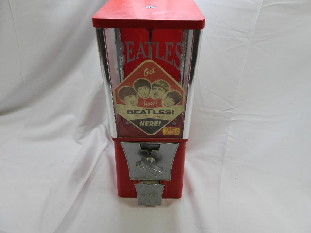 BEATLES Button/Gumball Machine by EAGLE, VINTAGE (1 of 5)