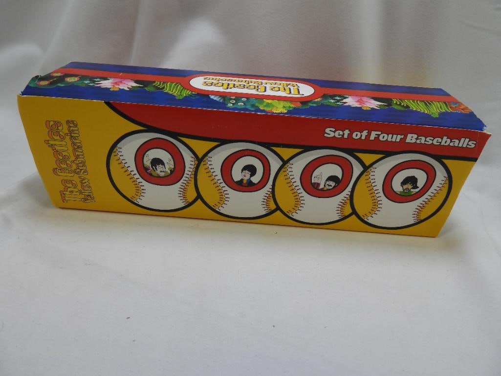YELLOW SUBMARINE Set of 4 Baseballs, BOXED (1 of 4)
