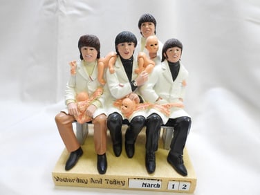 BEATLES "Yesterday and Today Perpetual Calendar, Resin