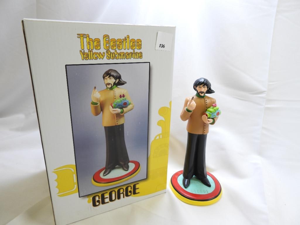 ROCK ICONZ Limited Edition Numbered George Harrison Figurine, Boxed, 2011 (1 of 6)
