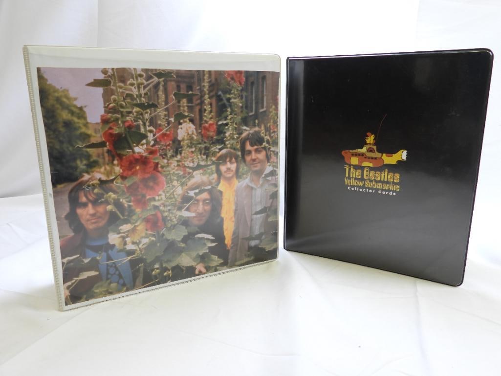 LOT OF 2 Binders of BEATLES Collector Cards (1 of 9)