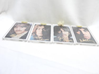 LOT OF 4 AUTHENTIC SEALED Signature Series Beatles Collectable Cards, 1996