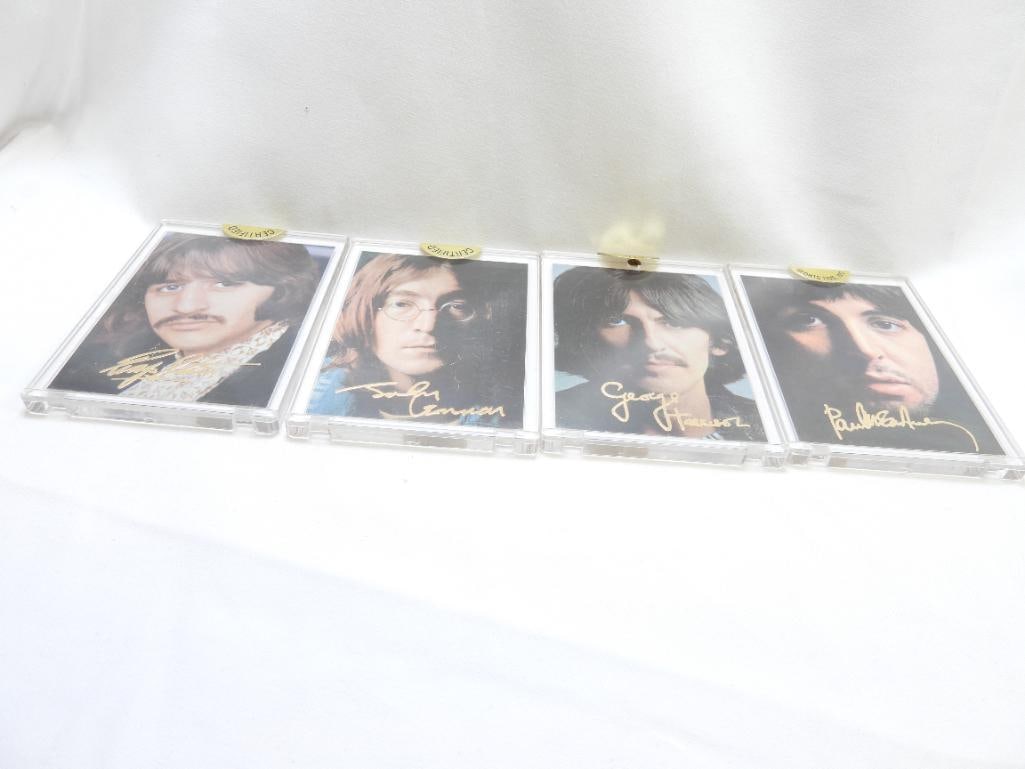 LOT OF 4 AUTHENTIC SEALED Signature Series Beatles Collectable Cards, 1996 (1 of 10)
