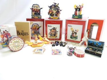 LOT OF 12 BEATLES Themed Ornaments