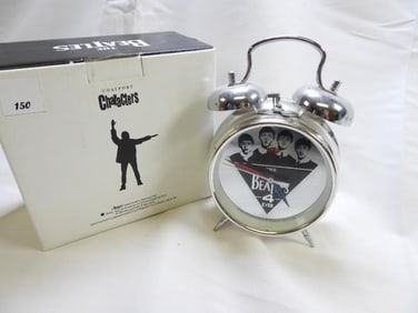 Beatles Metal Wind Up Alarm Clock
