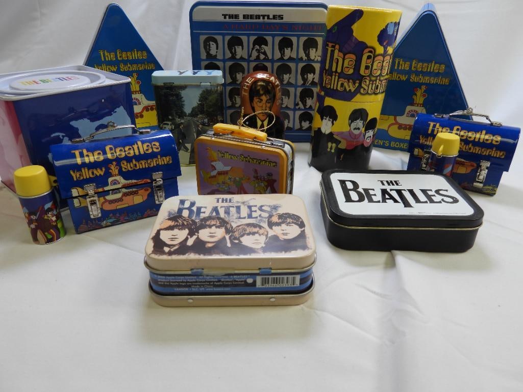 LOT OF 12 BEATLES Tins and Boxes (1 of 5)