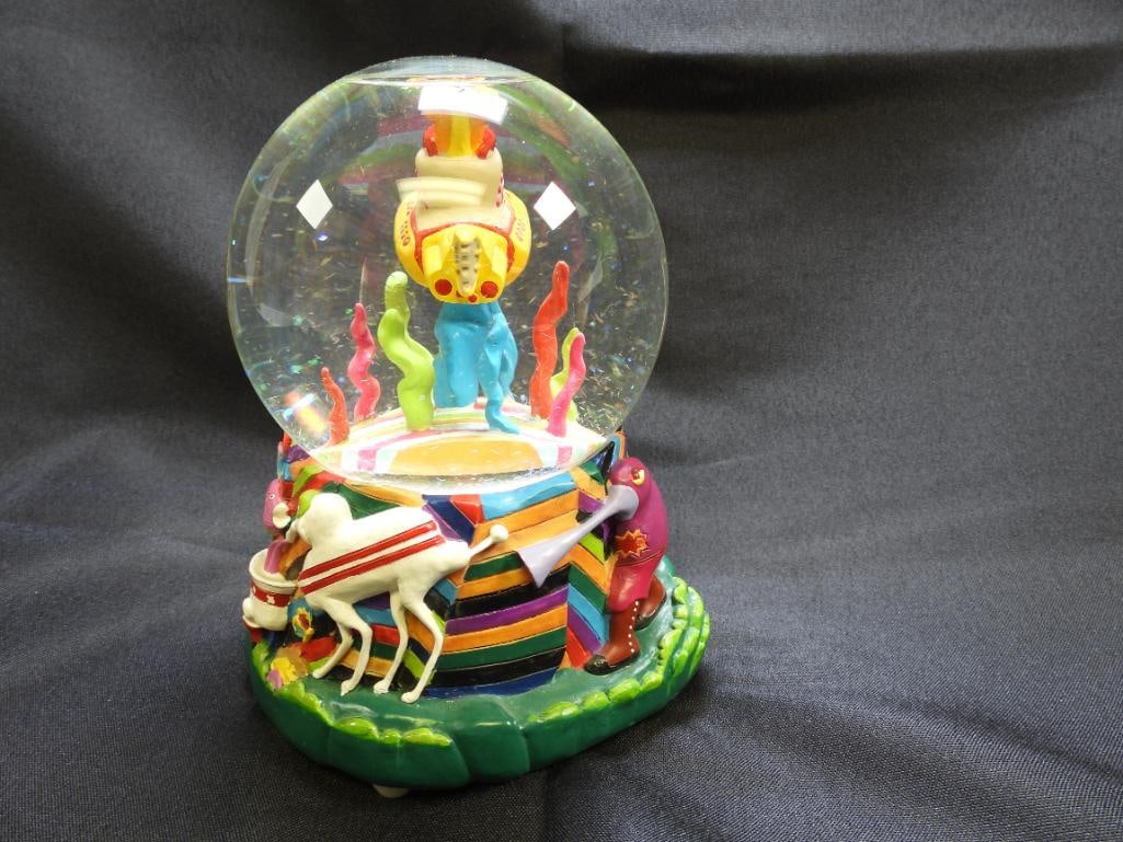 BEATLES Yellow Submarine Limited Edition Snowglobe Music Box, Numbered (1 of 3)