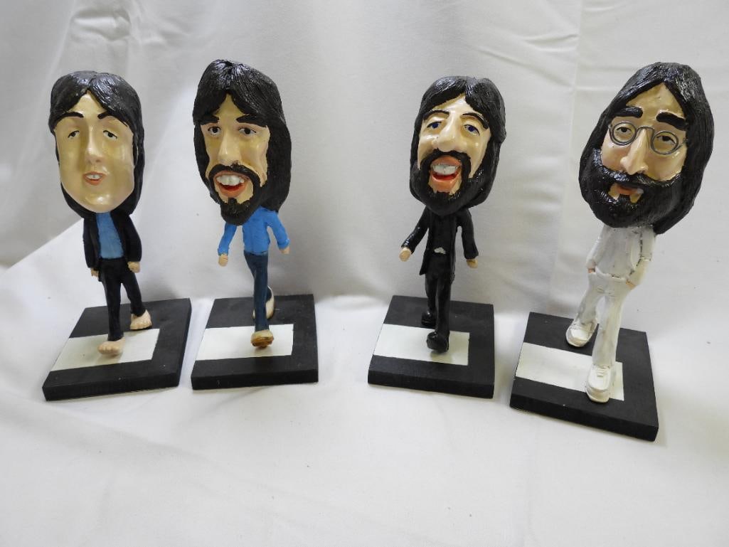 SET OF 4 Beatles Figurines From The "Abbey Road" Album Cover (1 of 3)