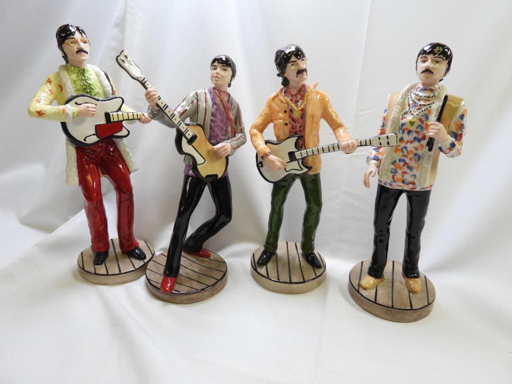 SET OF4 Beatles TOMA BAILEY Pottery Statues, Limited Edition, Signed, Numbered, 2010 (1 of 6)