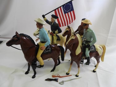 LOT OF 4 Action Figures, VINTAGE